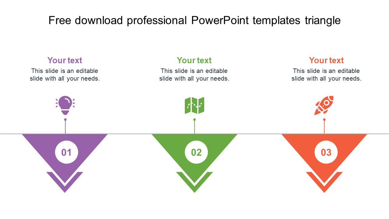 Free - Free Download Professional PowerPoint Templates Triangle